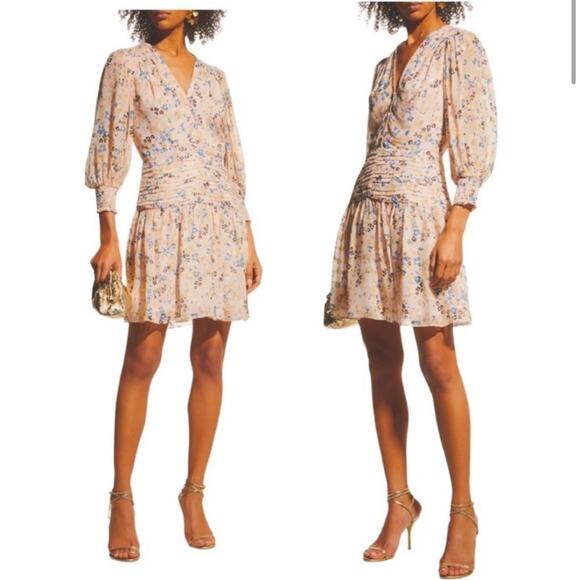 Shoshanna Pink and Gold Monte Dress - Picture 5 of 13